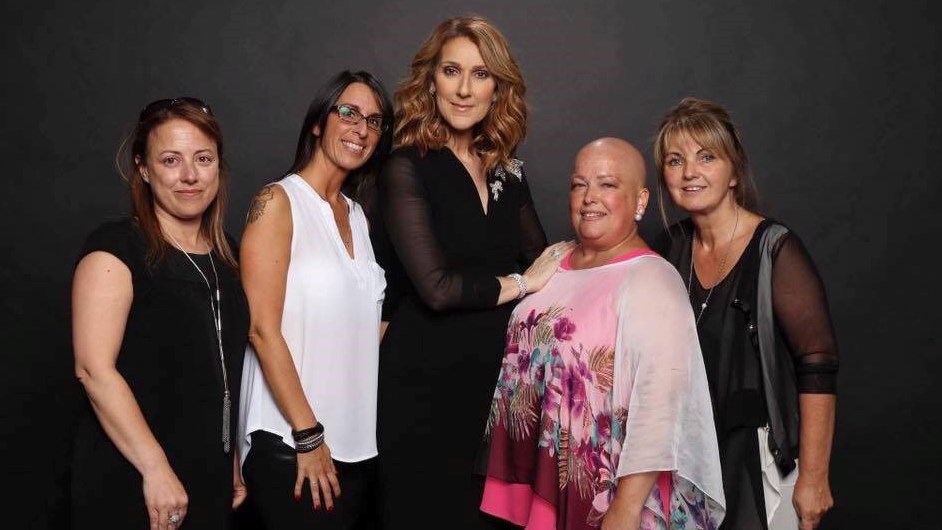Une rencontre avec Céline Dion inspire la Georgienne Nathalie Couture dans son combat contre le cancer 