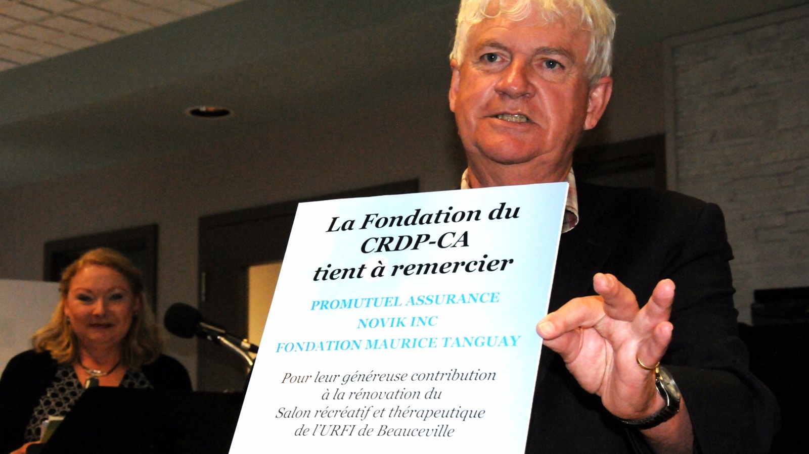 Nouveau salon récréatif et thérapeutique pour l'URFI de Beauceville