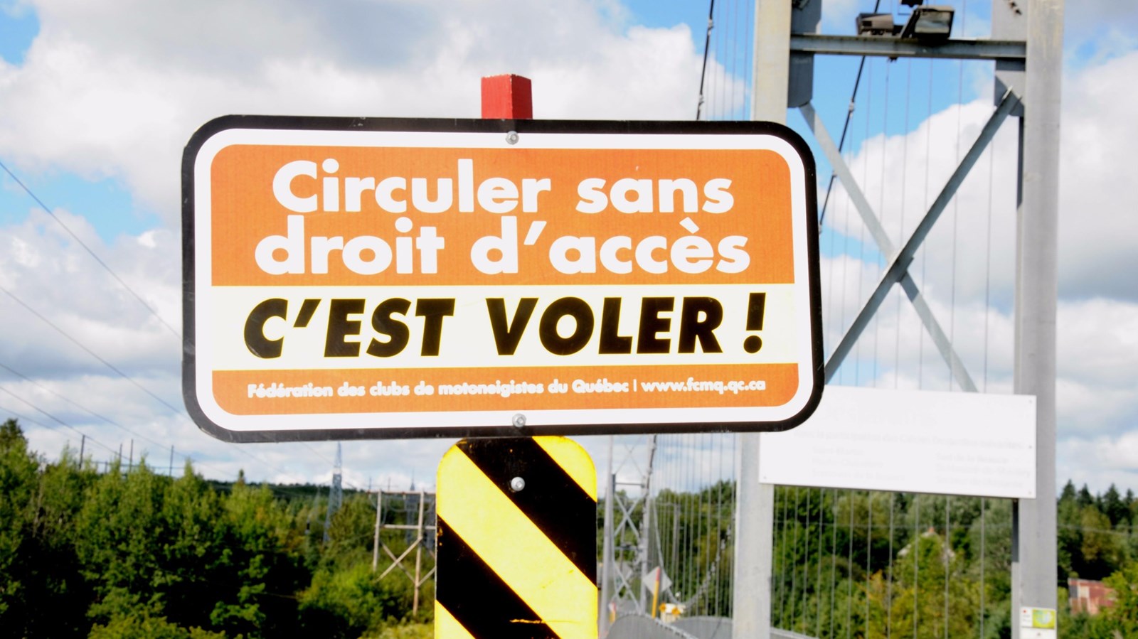 Les quadistes veulent pouvoir utiliser la passerelle de Saint-Martin