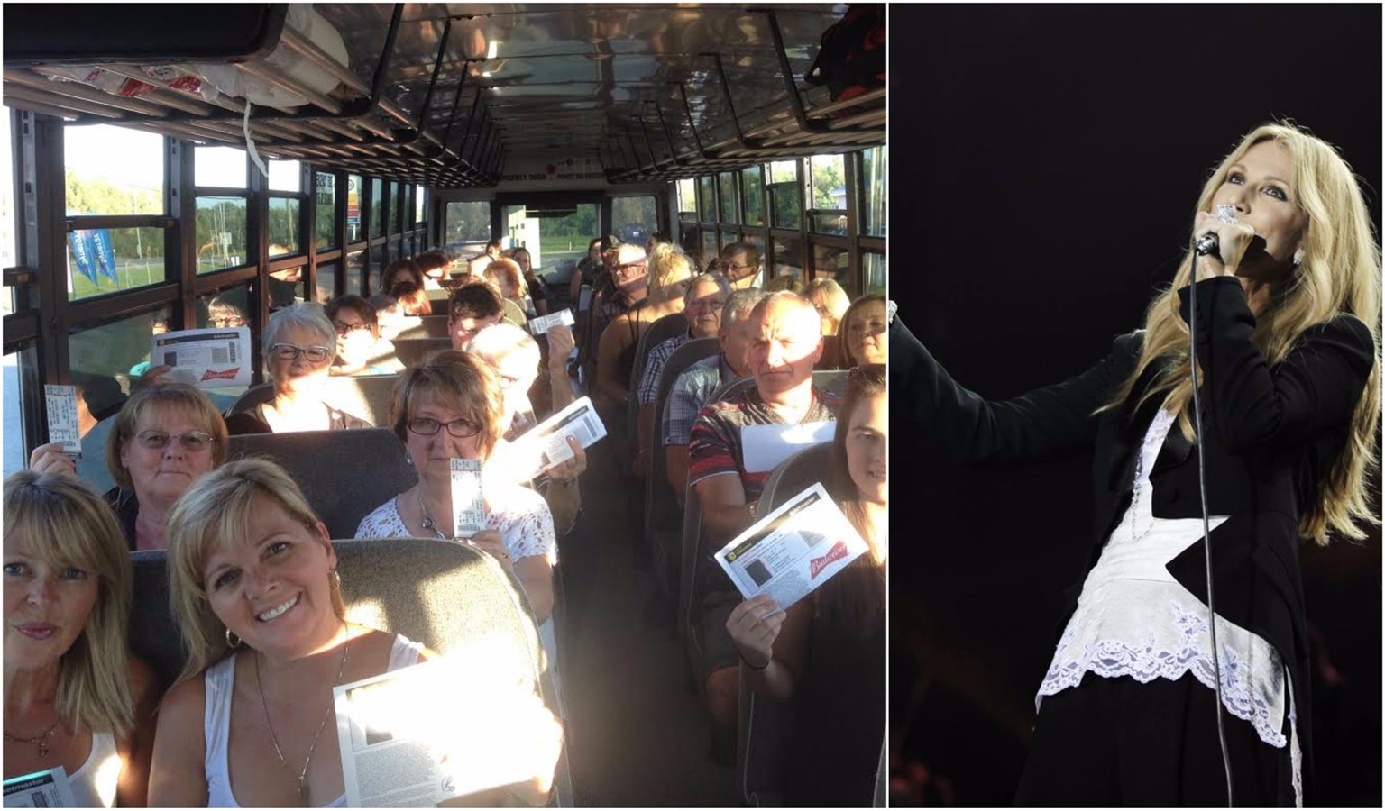Le service de navettes pour les spectacles de Céline Dion connaît un succès inespéré