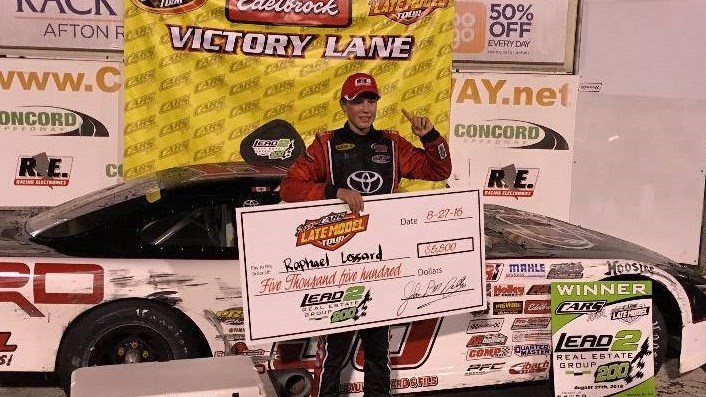 Raphaël Lessard signe sa deuxième victoire de la saison en Cars Tour Super Late Model
