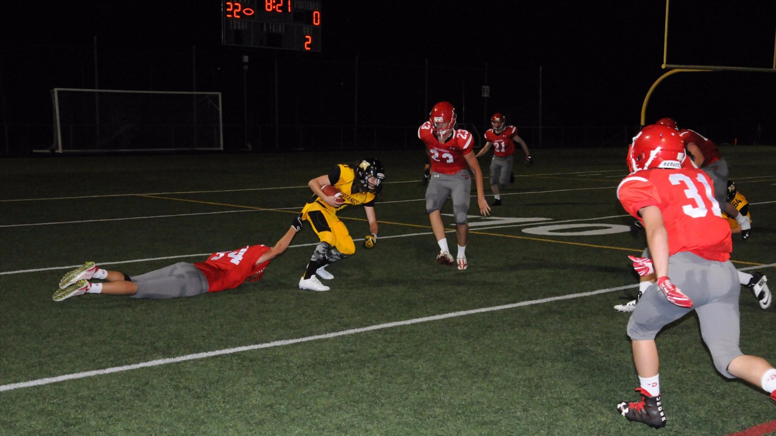 Les Dragons de la Polyvalente de Saint-Georges démolissent les Mustangs 51-0