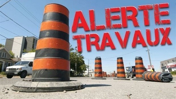 Travaux d'asphaltage à Saint-Théophile