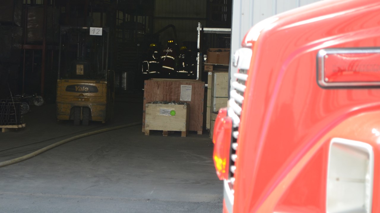 Incendie chez Frameco à Saint-Joseph