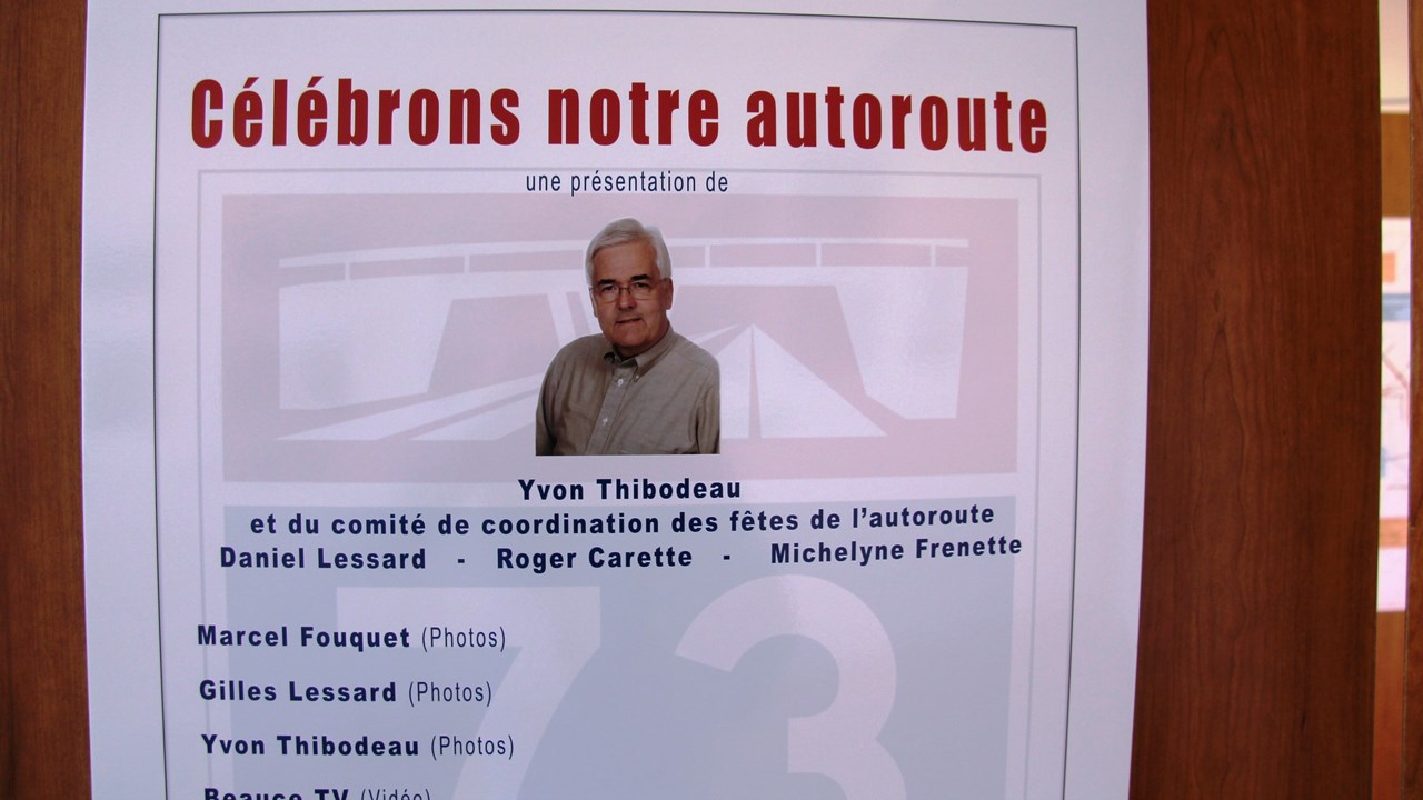 Les membres du Comité de coordination des fêtes de l’Autoroute : Daniel Lessard, Roger Carette et Michelyne Frenette.