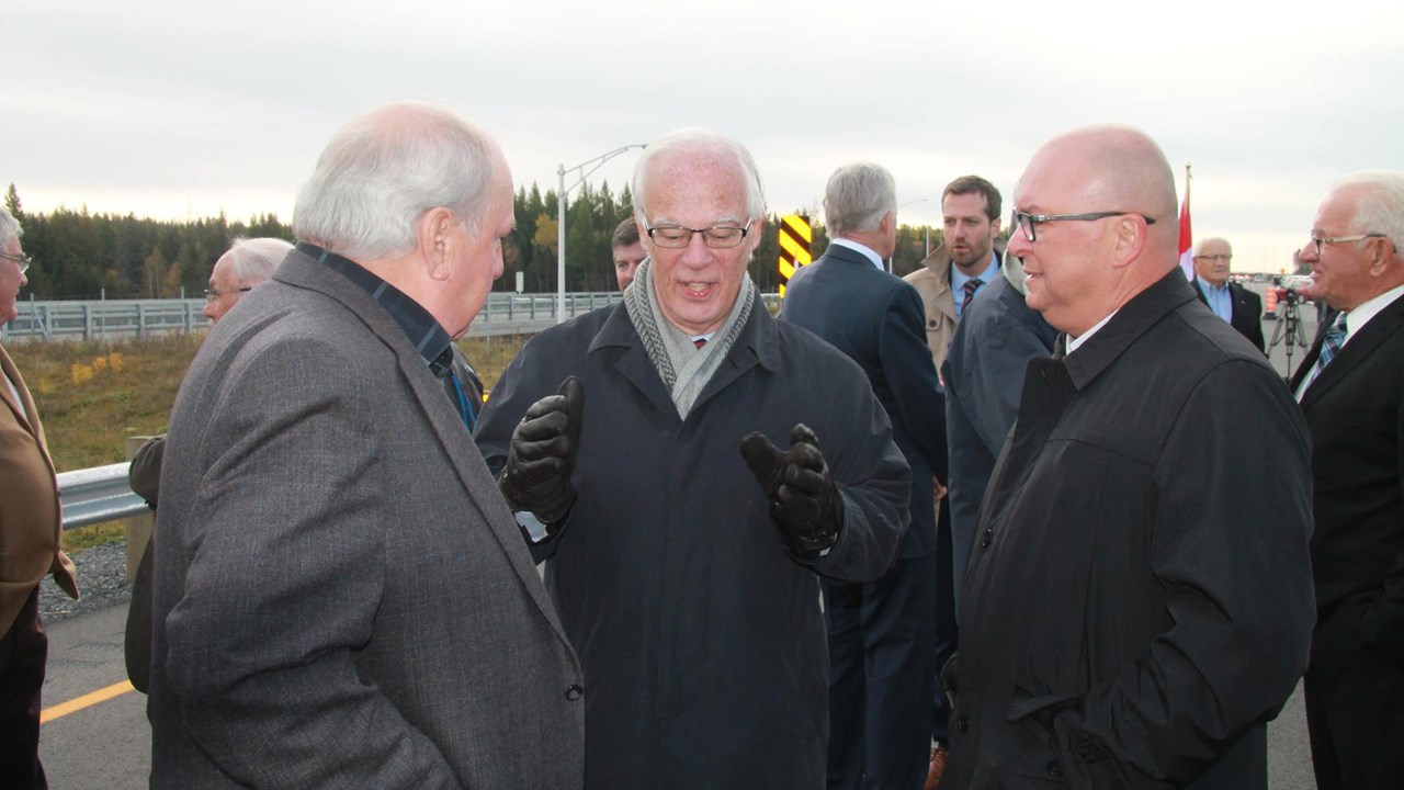 Robert Dutil était présent à l'inauguration officielle.