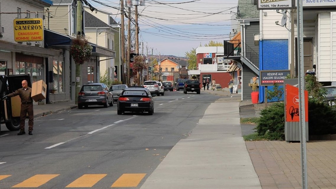 La 1ère Avenue à Saint-Georges, le secteur entre les 118e et 130e rues est parfois problématique.