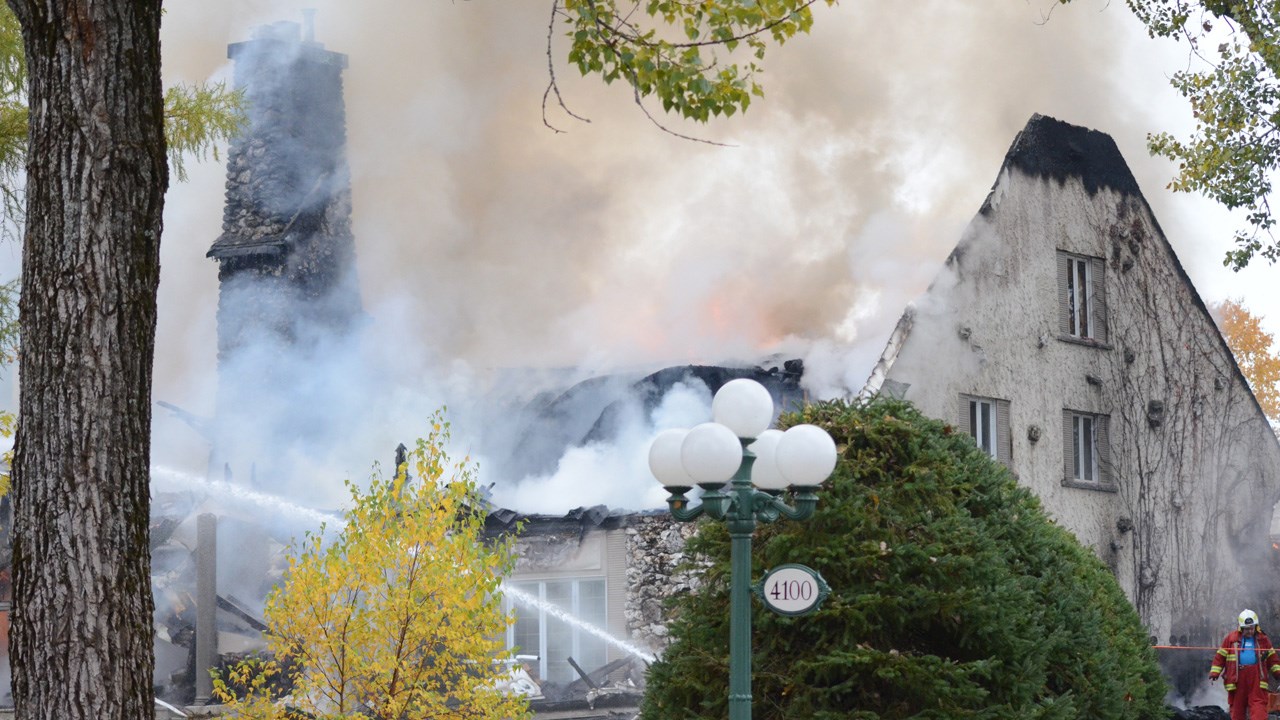 Incendie majeur sur la 1re Avenue Ouest à Saint-Georges