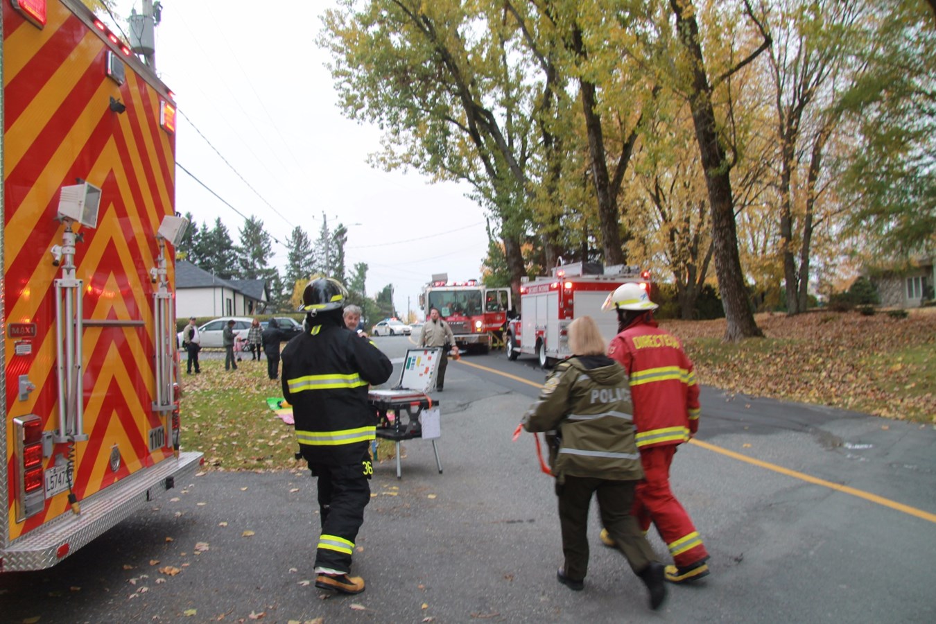 Incendie majeur sur la 1re Avenue Ouest à Saint-Georges