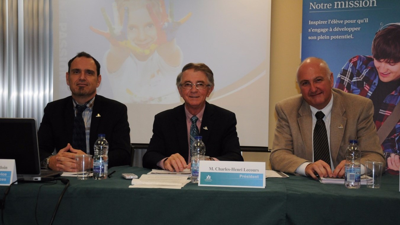 Patrick Beaudoin, Charles-Henri Lecours et Normand Lessard
