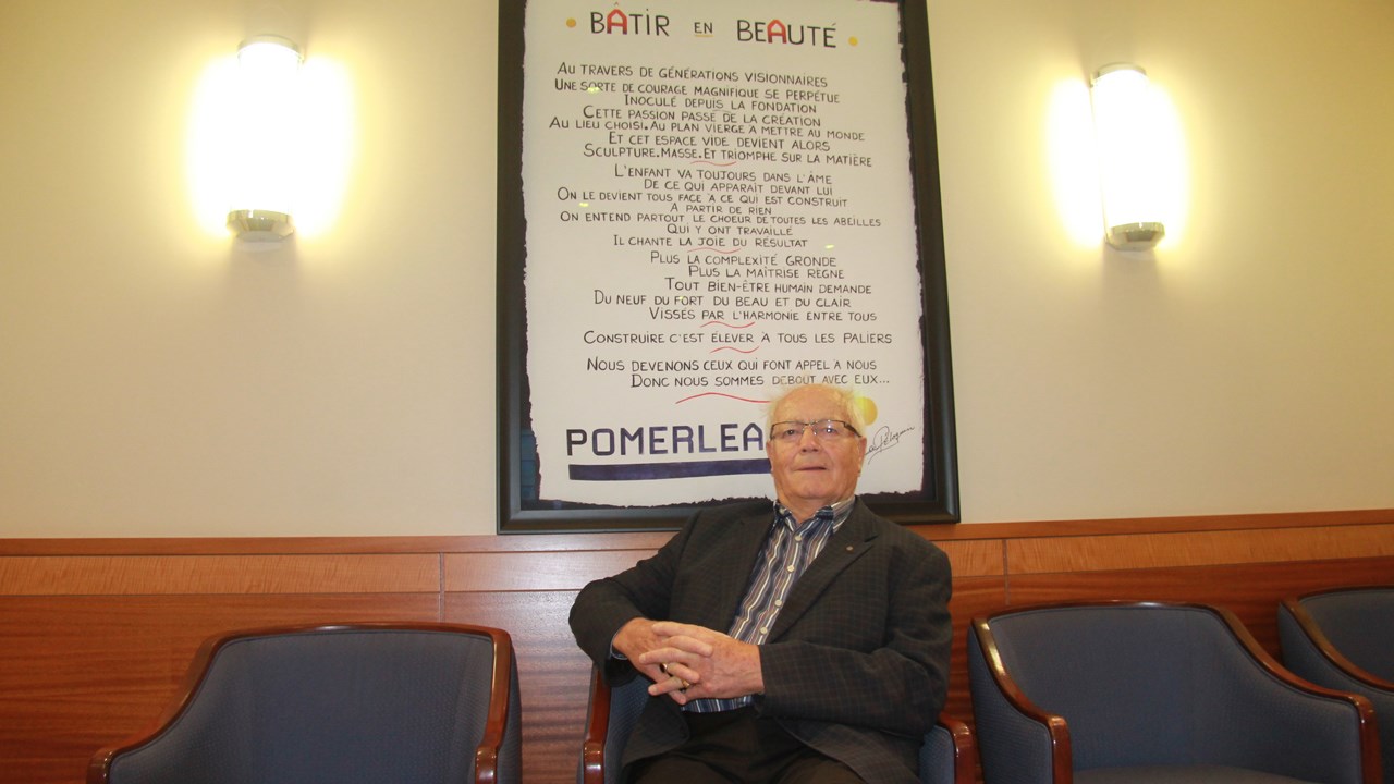 Hervé Pomerleau se raconte dans un livre biographique dont le dévoilement sera fait le 2 novembre prochain.