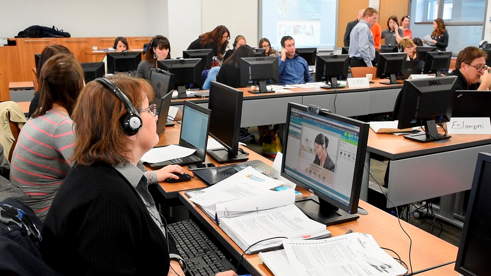 En tout, 86 candidats s’étaient inscrits sur le site jobdatingbeauce.com pour planifier une entrevue virtuelle avec l’une des 17 entreprises beauceronnes représentées pour l’occasion au Cégep Beauce-Appalaches de Saint-Georges.