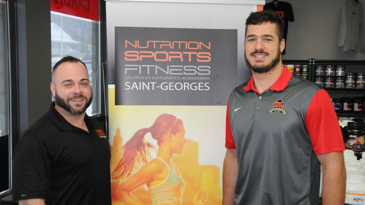 Le Nutrition Sports Fitness de Saint-Georges par l'entremise de son propriétaire, Éric Gosselin, commanditera Antony Auclair.