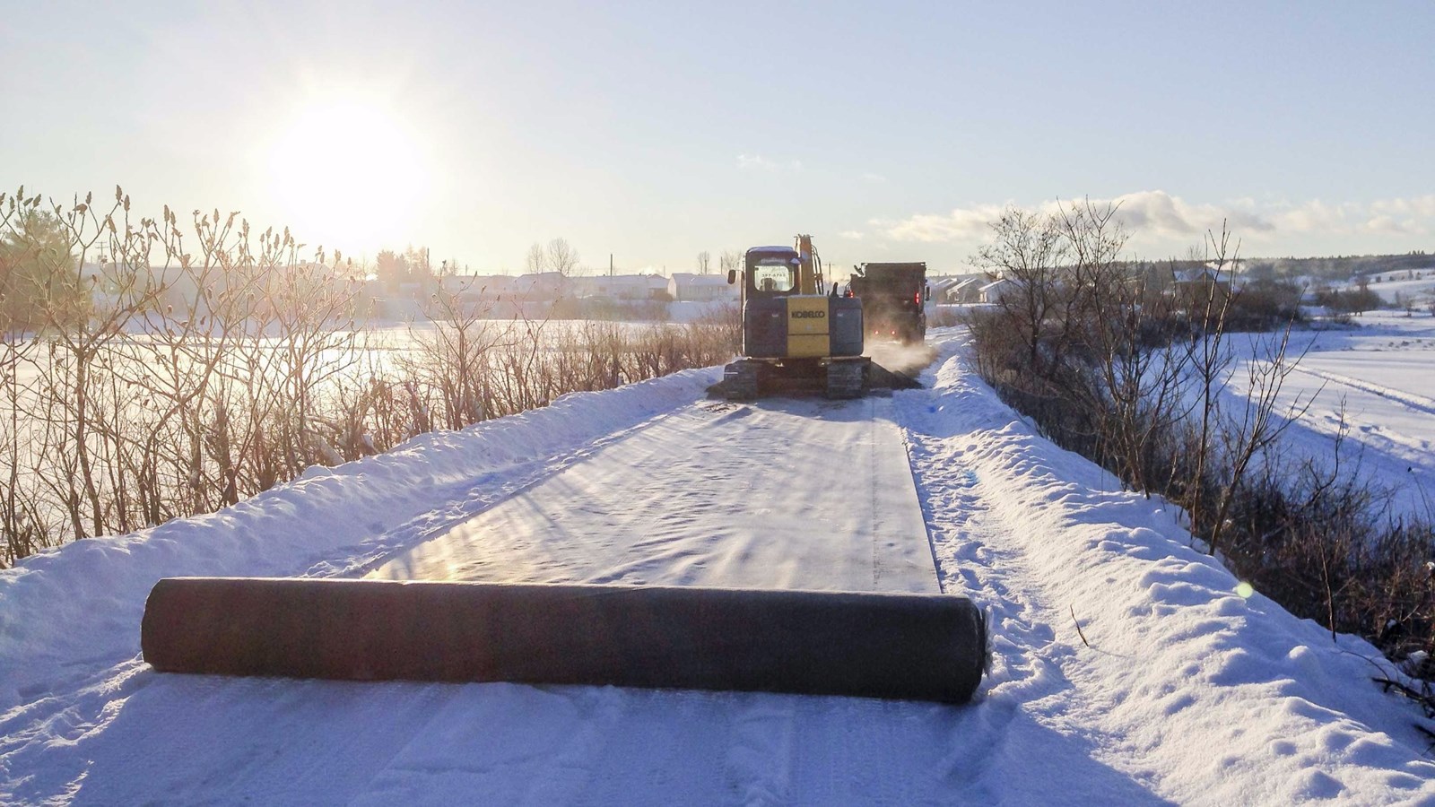 Saint-Joseph-de-Beauce construit sa piste cyclable pour une ouverture prévue à l’été