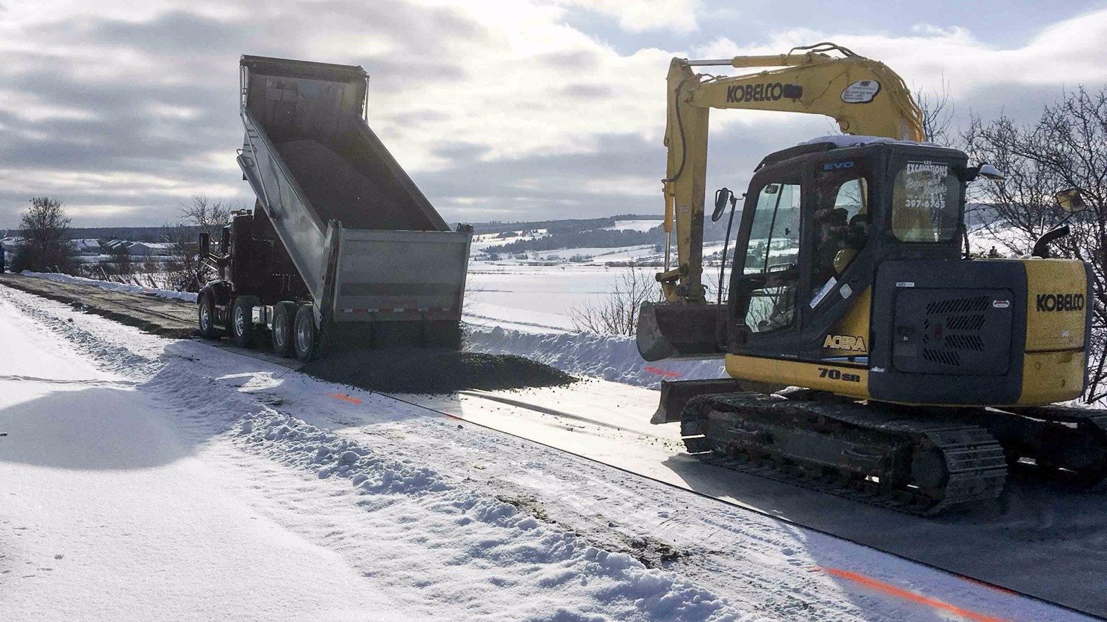 Saint-Joseph-de-Beauce construit sa piste cyclable pour une ouverture prévue à l’été