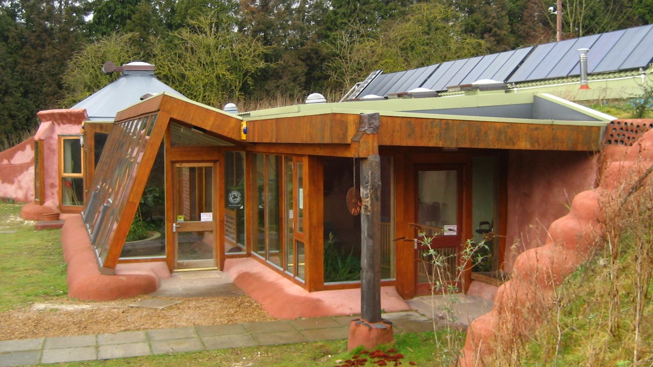 Un exemple de « earthships ».