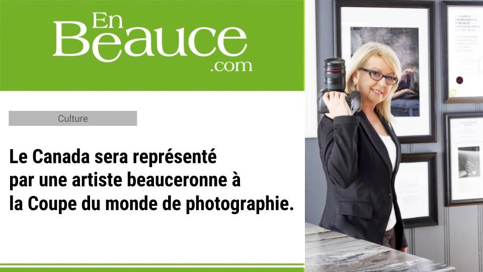 La photographe de Saint-Joseph-de-beauce Liette Gilbert a été sélectionnée pour représenter le Canada à la compétition internationale dont les résultats seront connus le mois prochain.