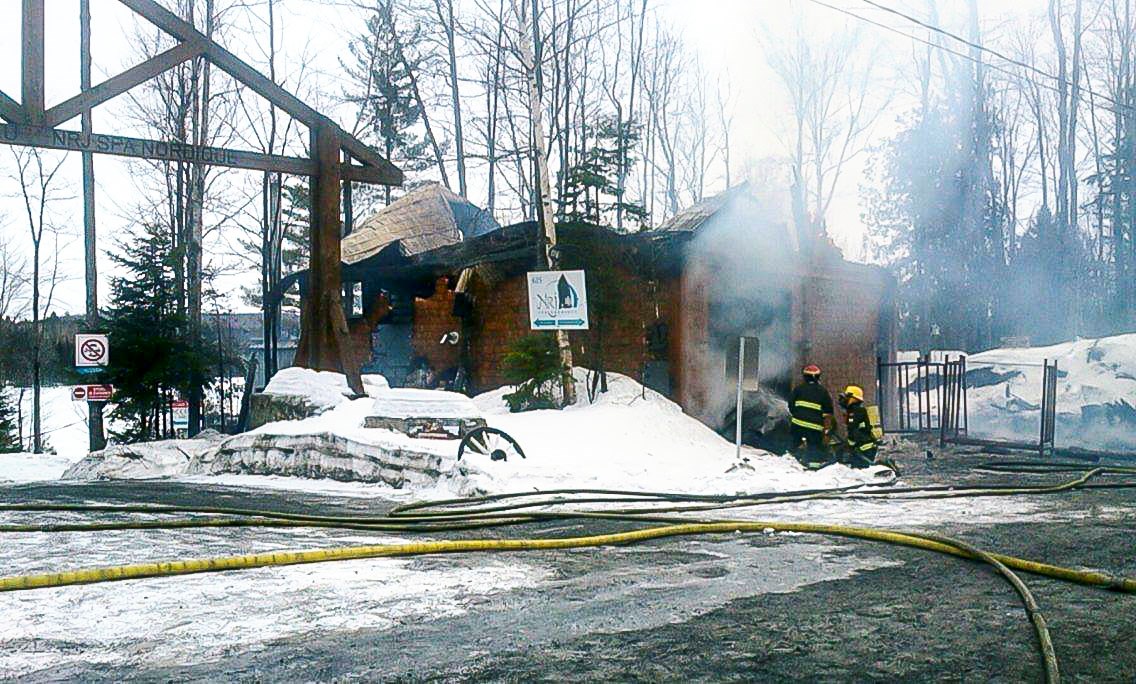 EN BREF | Incendie au NRJ Spa Nordique de Saint-Alfred