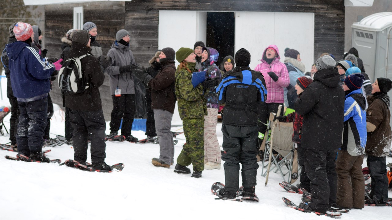 Une nuit à l'extérieur pour le corps de cadets de Saint-Zacharie