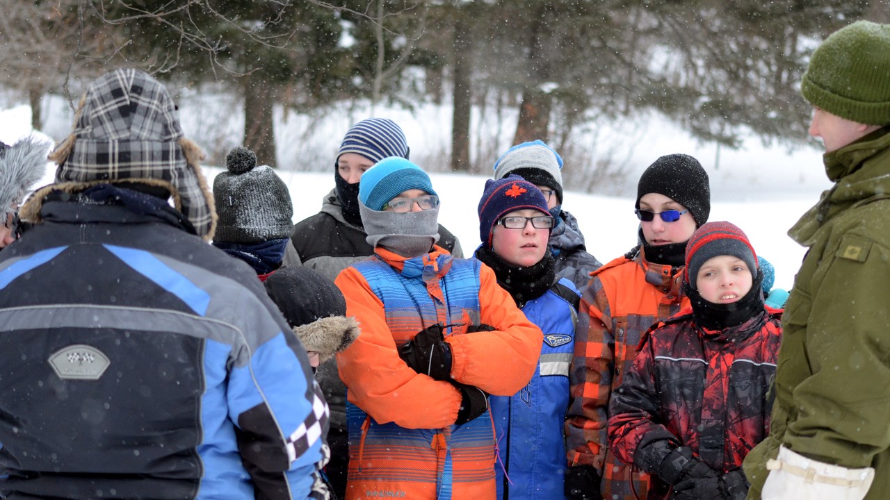 Une nuit à l'extérieur pour le corps de cadets de Saint-Zacharie
