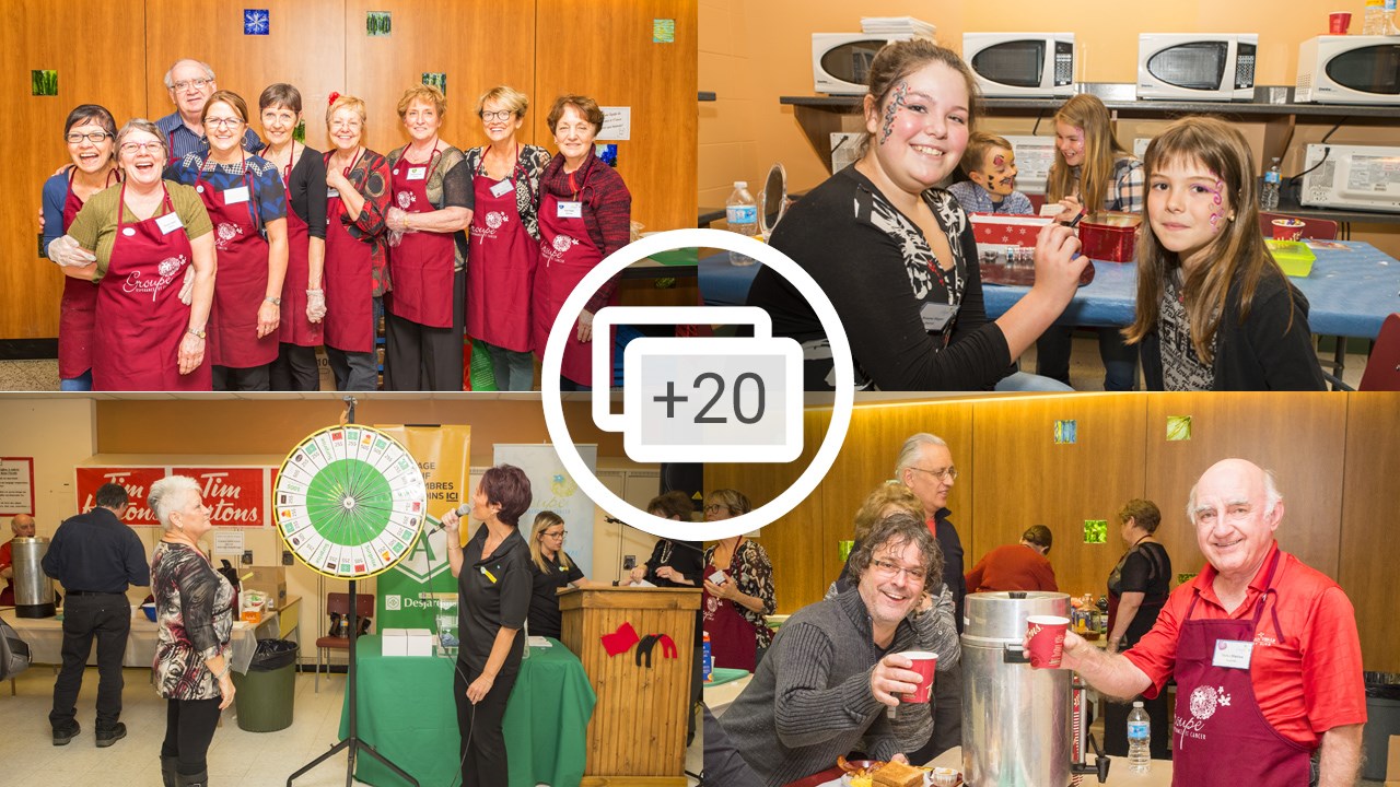Le Groupe Espérance et Cancer tenait la 20e édition de son Brunch bénéfice à l'École des Deux-Rives.