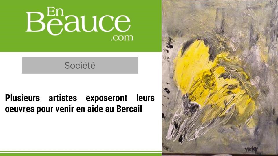 Les bénéfices de la vente des oeuvres d'art exposées samedi seront remis à la fondation Au Bercail.