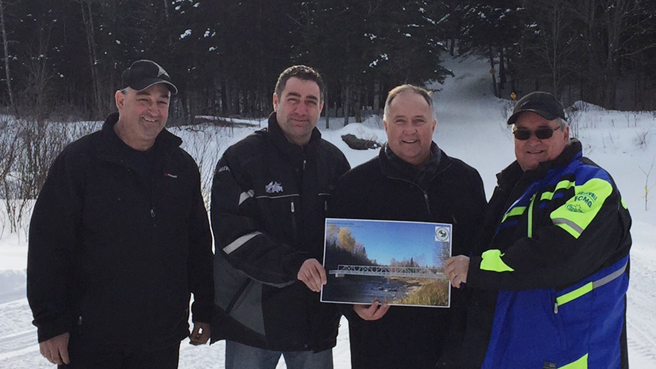 Le gouvernement du Québec accorde 715 000 $ à des clubs de motoneiges et de VTT de Beauce-Sud