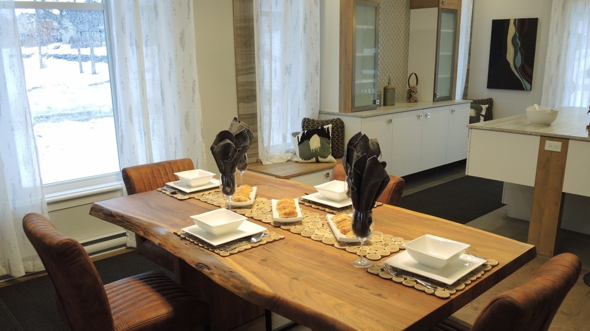 L'intérieur de La Maison Moisson Beauce 2017 située au 8507, 14e Avenue à Saint-Georges.