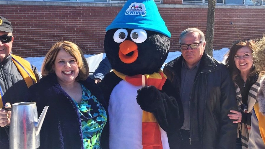 Anne-France Goldwater était l'invitée d'honneur à Beauceville pour la dernière activité des Rendez-vous d'Hiver Beauce Auto Ford Lincoln.