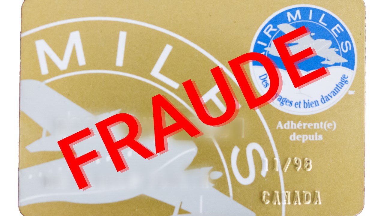 Des milles Argent volés à la suite d’une fraude chez Air Miles
