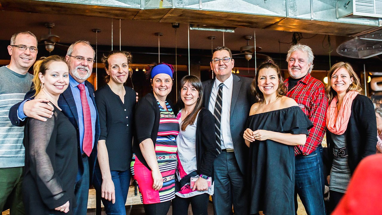 Parmi les participants de la soirée, 25 « invités spéciaux », dont le maire de Saint-Georges, ont pu vivre un moment de partage avec les personnes en réinsertion sociale.