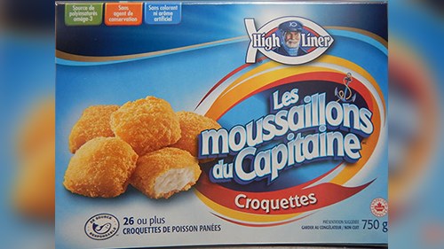 Rappel de languettes et de croquettes de poisson panées de marque High Liner