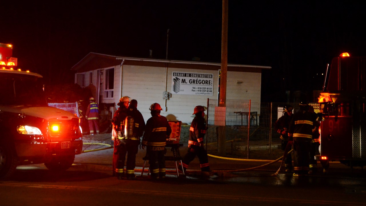 Début d'incendie sur le boulevard Dionne à Saint-Georges