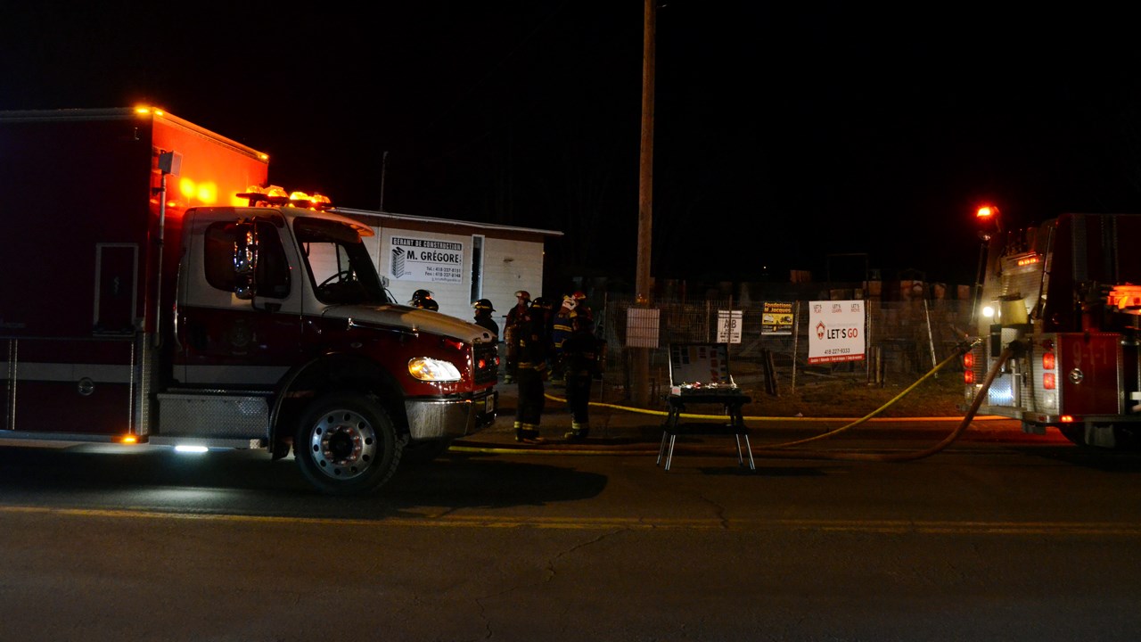 Début d'incendie sur le boulevard Dionne à Saint-Georges