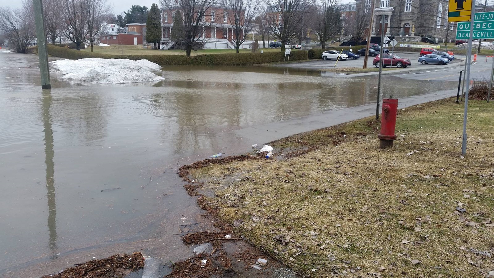 État des lieux de l'inondation moyenne à Saint-Joseph