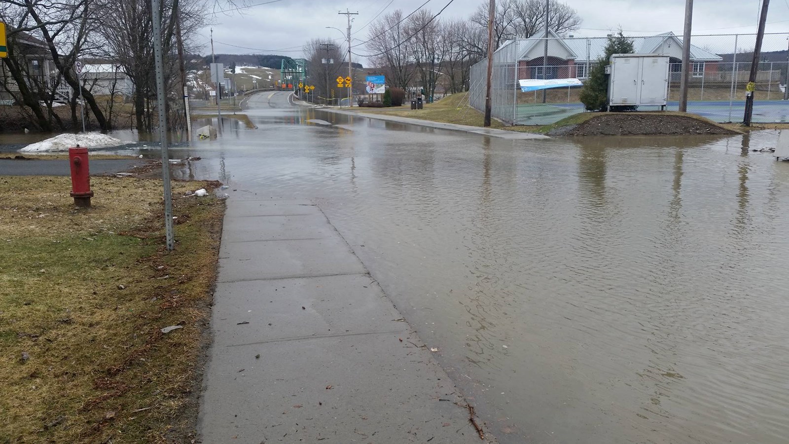 État des lieux de l'inondation moyenne à Saint-Joseph