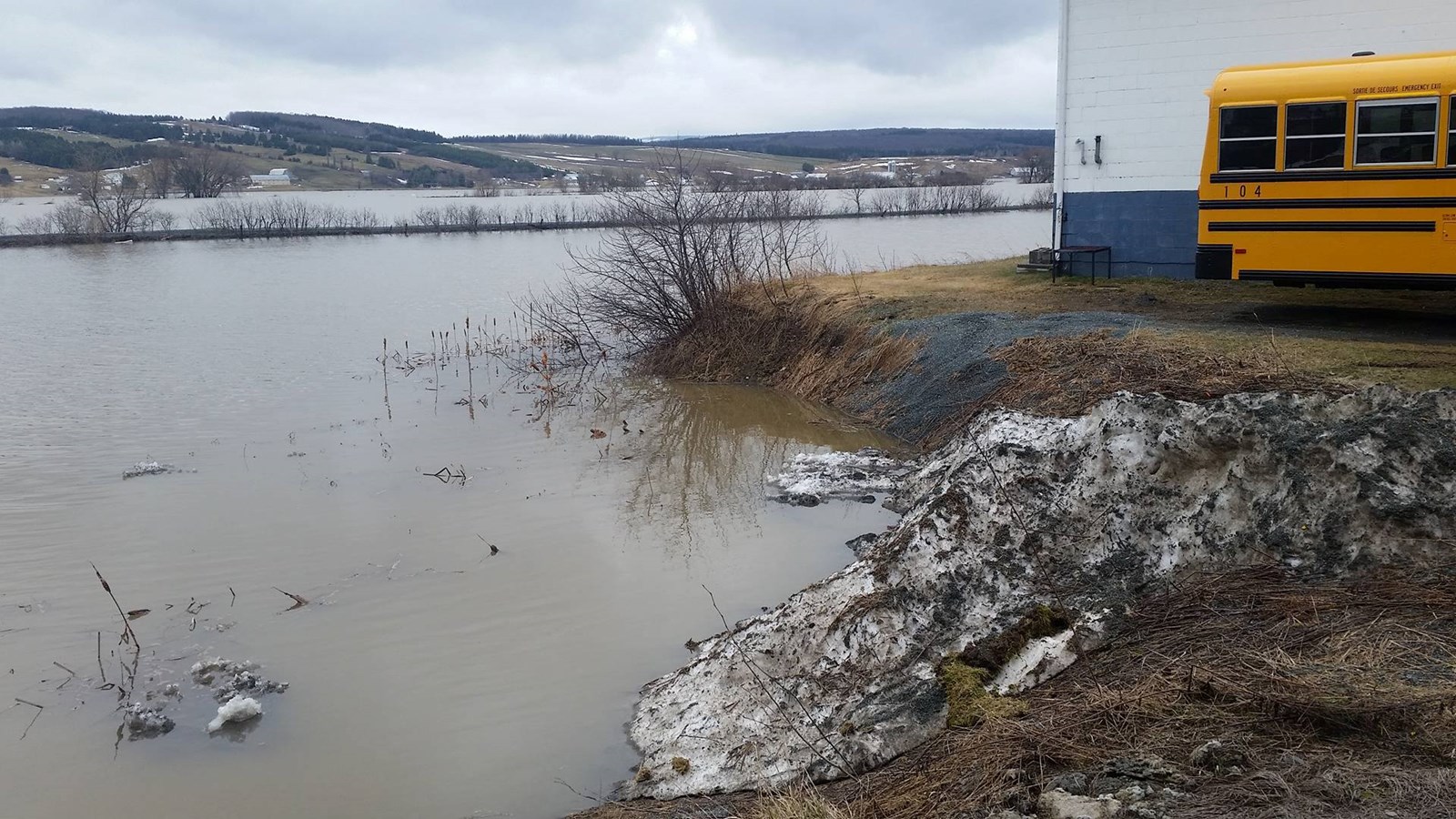 État des lieux de l'inondation moyenne à Saint-Joseph