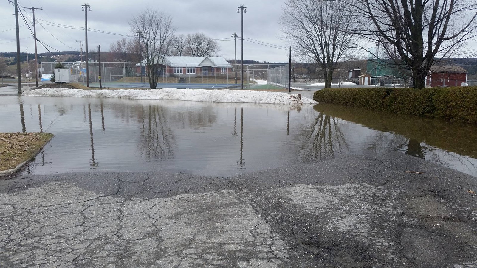 État des lieux de l'inondation moyenne à Saint-Joseph