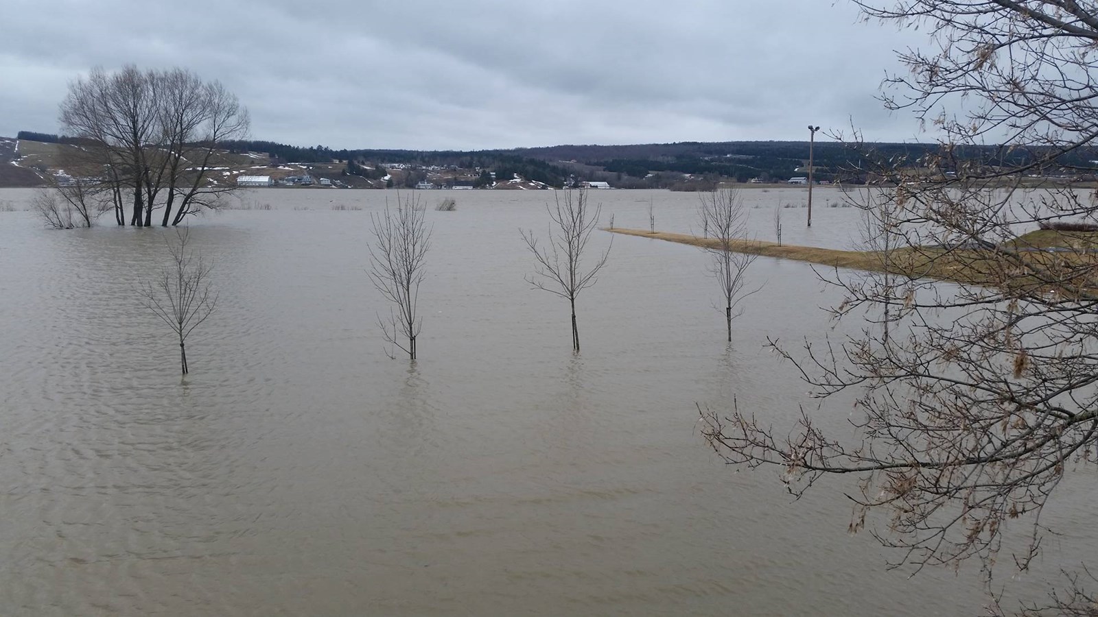 État des lieux de l'inondation moyenne à Saint-Joseph