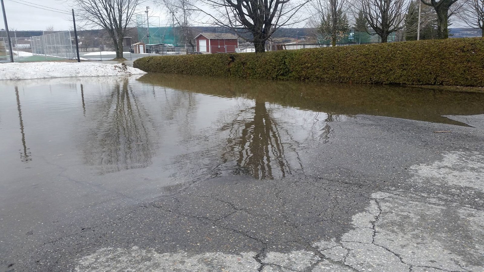 État des lieux de l'inondation moyenne à Saint-Joseph