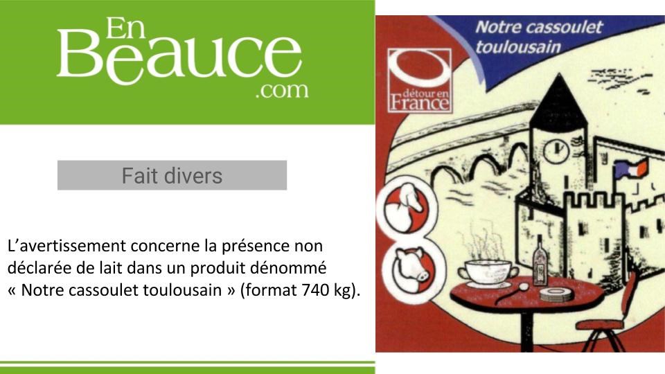 La mise en garde ne concerne que les personnes étant allergiques au lait.