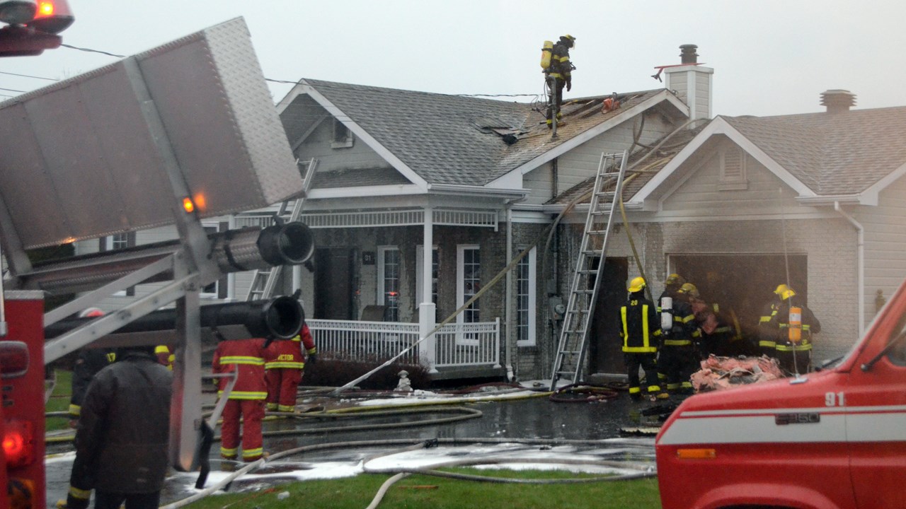 Un feu de cuisson cause un incendie dans une résidence de Saint-Éphrem