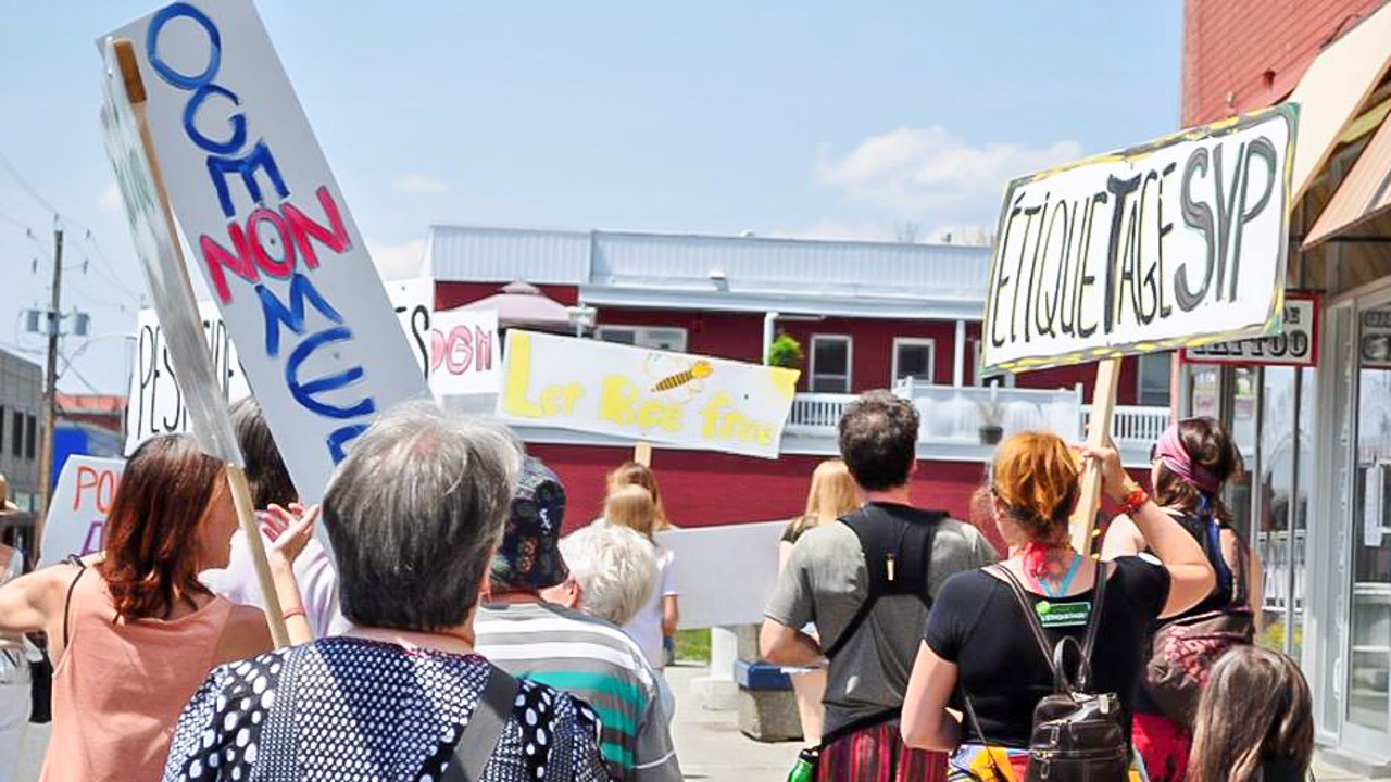 La marche de l'an dernier à Saint-Georges avait réuni près d'une centaine de personnes. 