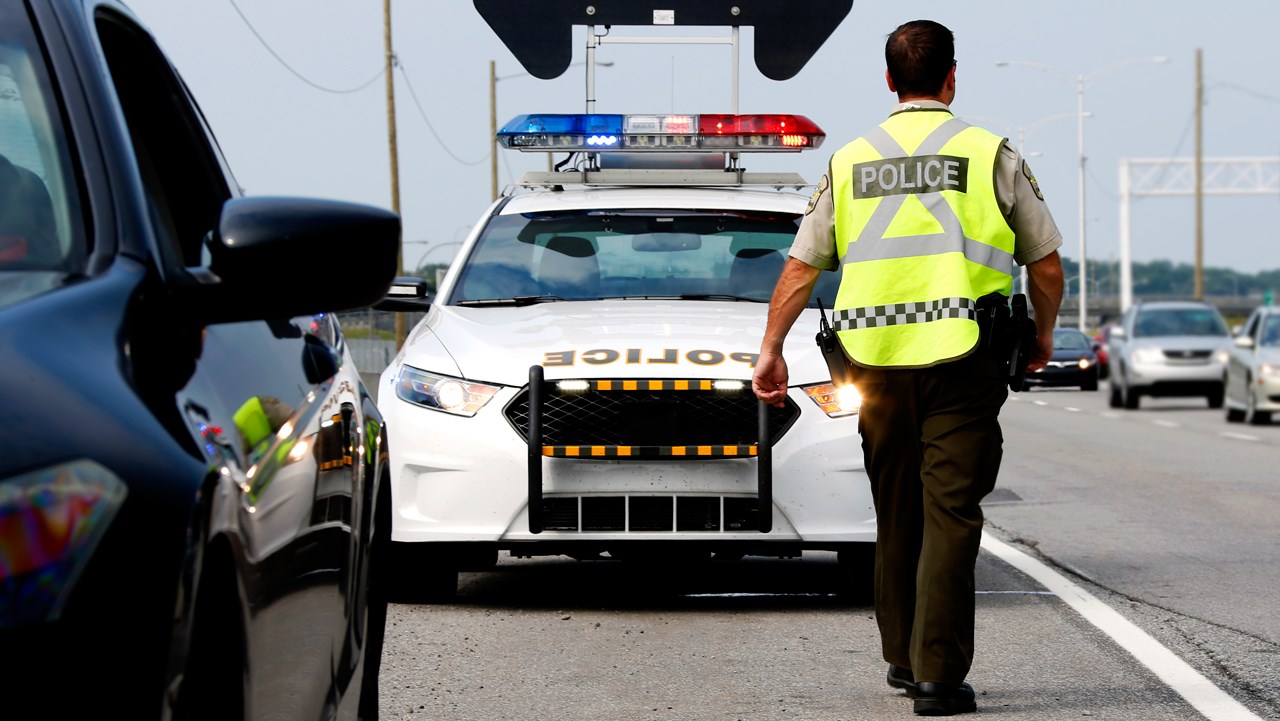 La SQ plus présente sur les routes lors du congé des Patriotes