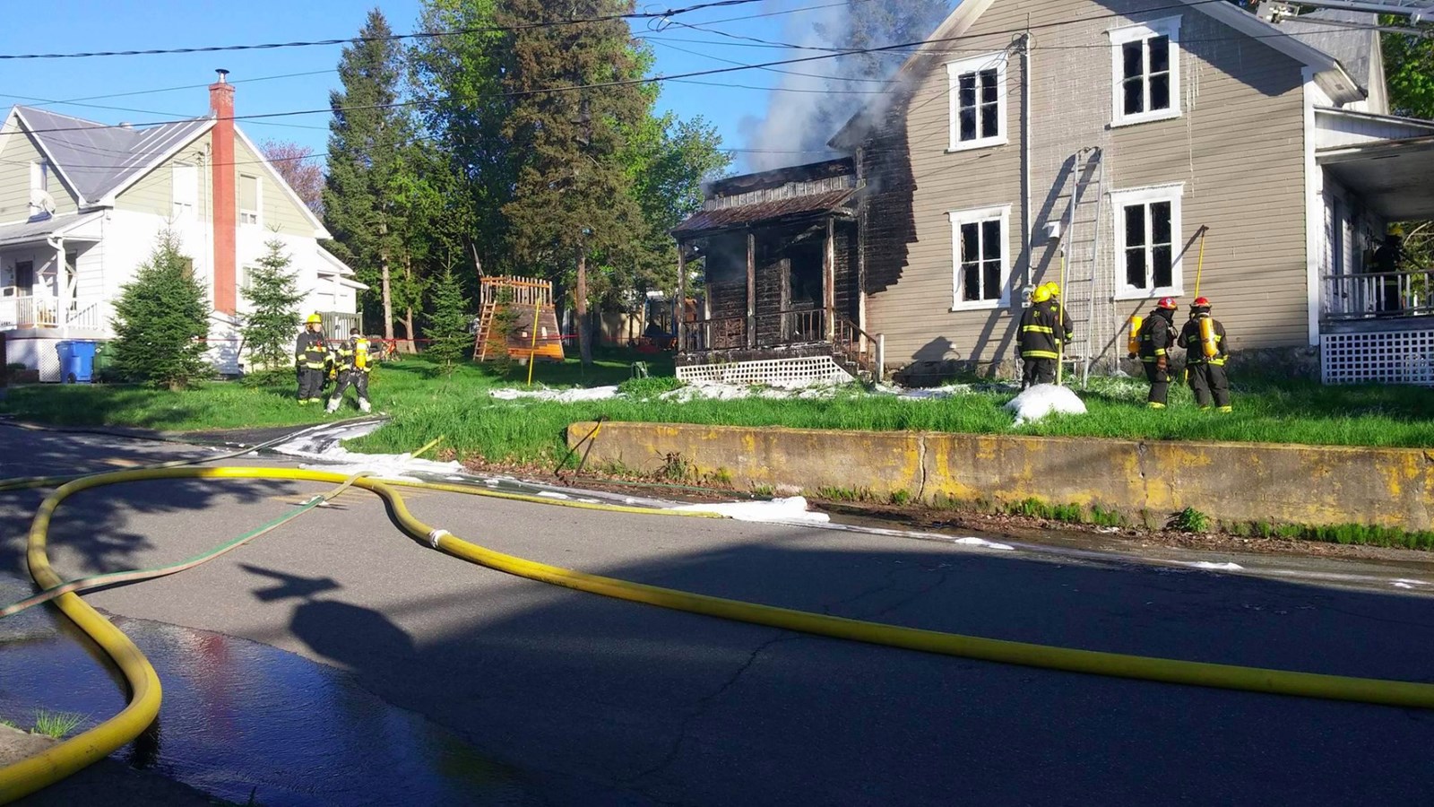 Une maison centenaire détruite ce samedi matin à Beauceville