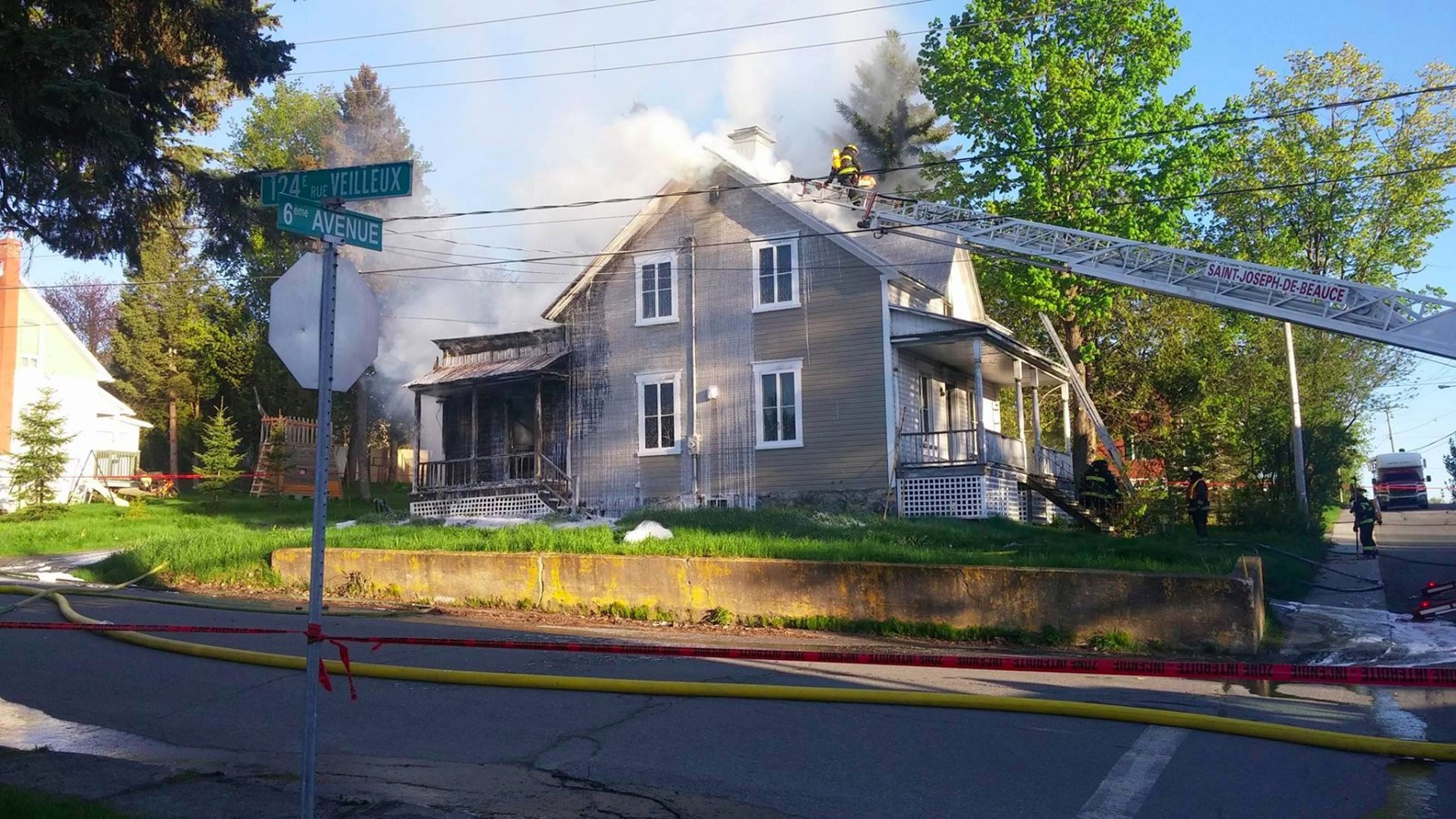 Une maison centenaire détruite ce samedi matin à Beauceville