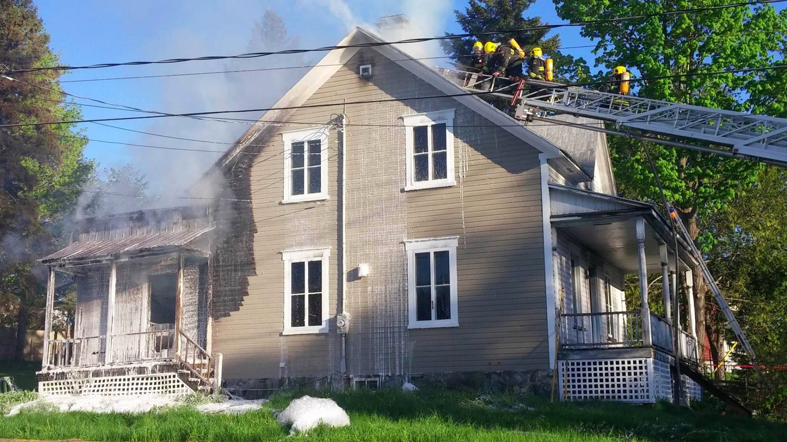 Une maison centenaire détruite ce samedi matin à Beauceville
