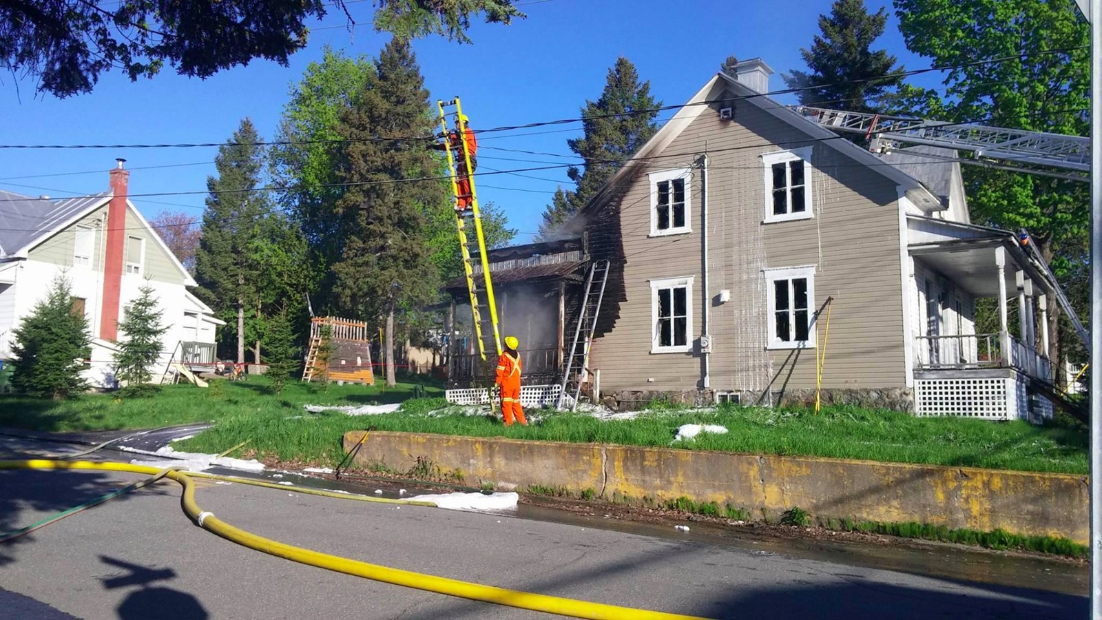 Une maison centenaire détruite ce samedi matin à Beauceville
