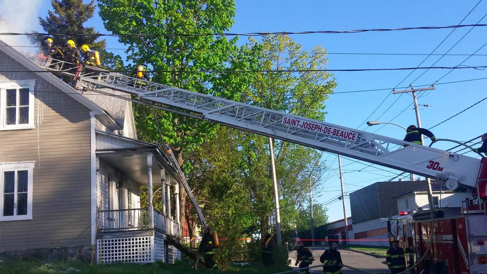 Une maison centenaire détruite ce samedi matin à Beauceville