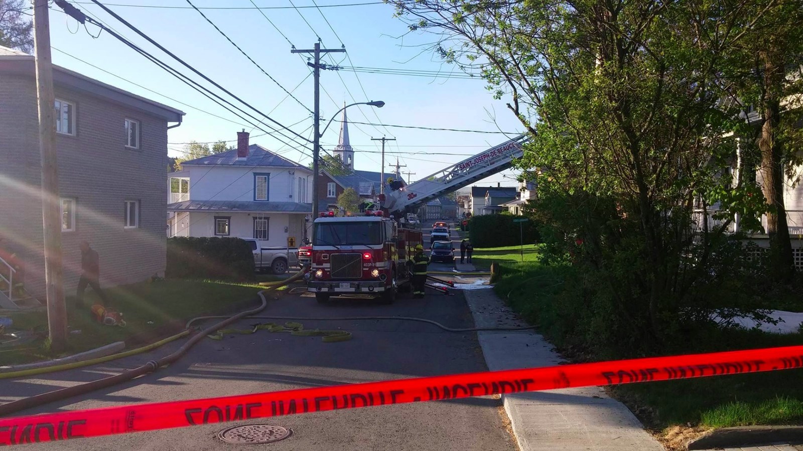 Une maison centenaire détruite ce samedi matin à Beauceville